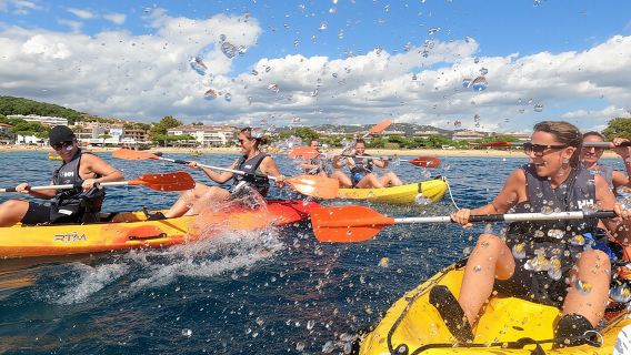 Costa Brava: Kayak, Snorkel, Photos, Lunch, Beach & Cliff Jump!