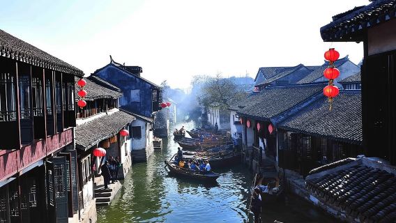 Tour privato di Suzhou e Zhouzhuang o Tongli da Shanghai