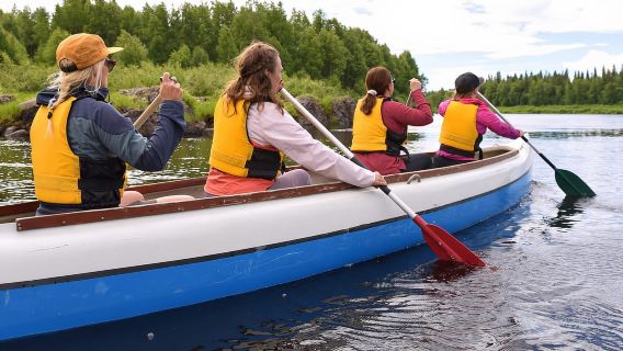 Levi: Peaceful Paddle on Ounasjoki River