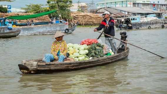 Can Tho: visita guidata al mercato galleggiante di Cai Rang con colazione