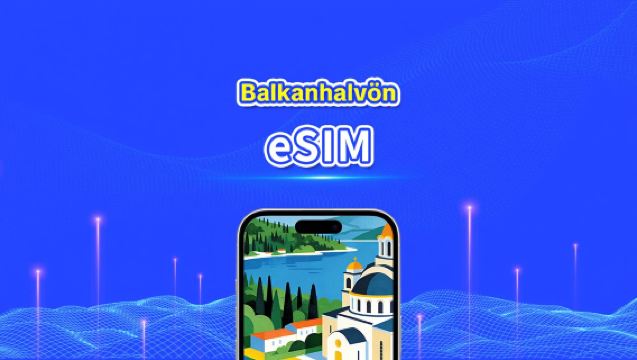 Europa Balkan eSIM | 4G | Höghastighetsdata | Daglig paket/datapaket | 24 timmar | 1-30 dagar | QR-kod