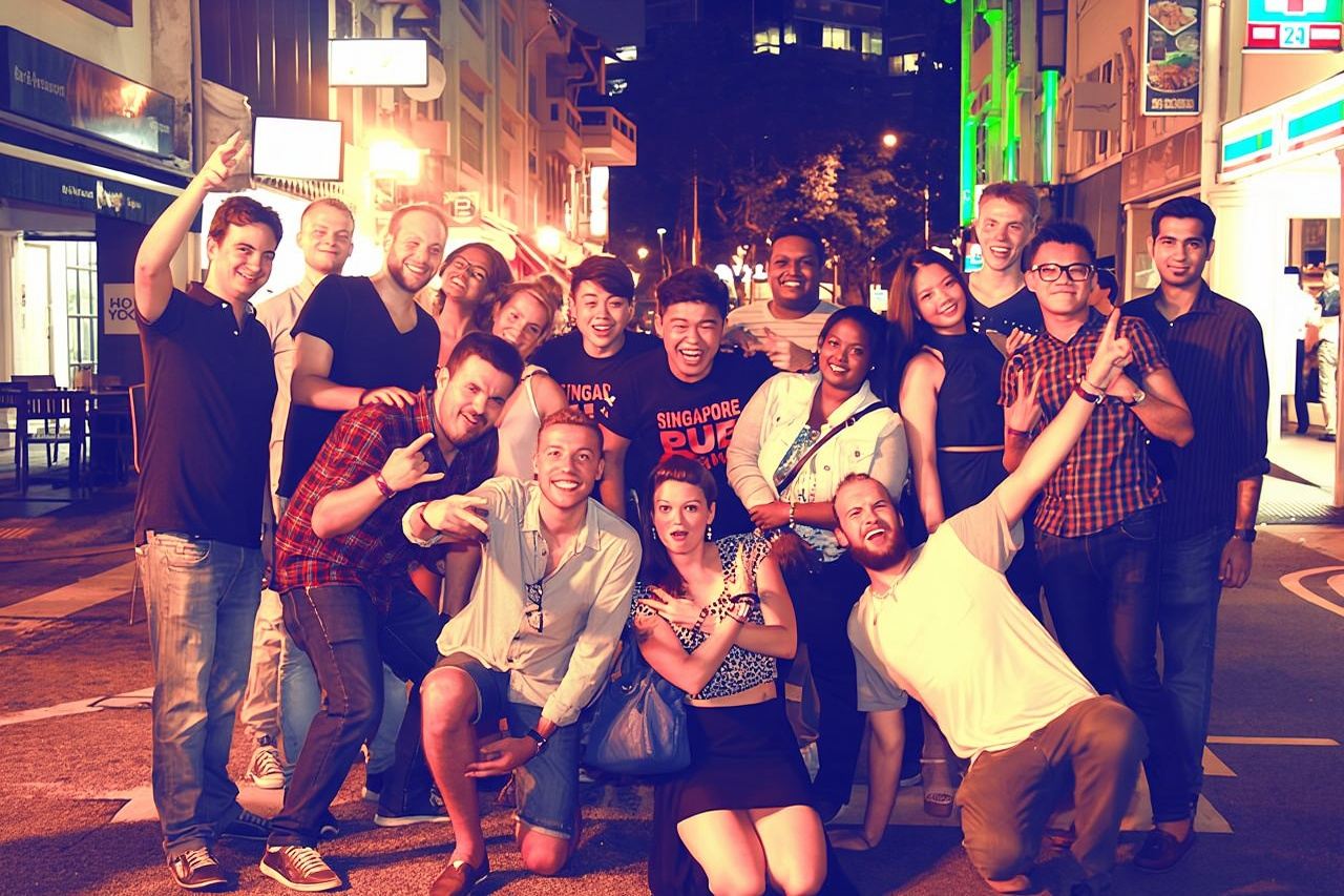 Giro dei pub di Singapore