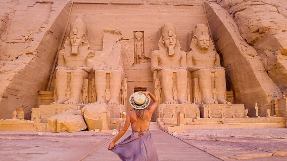 Lawatan sehari ke Abu Simbel dari Aswan dengan menaiki kereta persendirian
