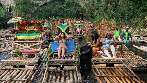 Great River Bamboo Rafting & Limestone Massage at Lethe Jamaica