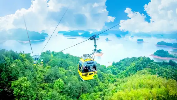 杭州千島湖景區+梅峰島+千島湖中心湖區一日遊【夢想系列遊船】