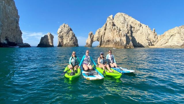 Kayak o Paddle Board y Snorkel hasta el Arco con Fotos Incluidas