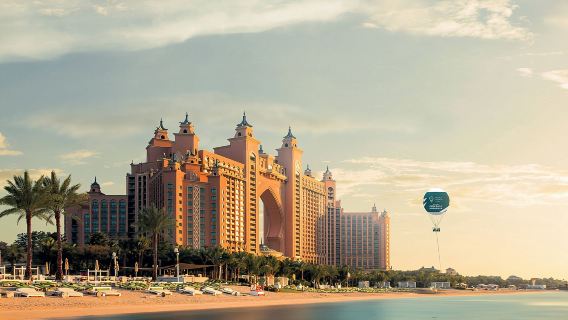 Trải nghiệm khinh khí cầu tại Atlantis Dubai