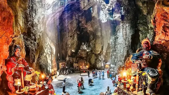 Quick Escape: Monkey mountain-Huge Lady Buddha-Marble mountains & Am Phu caves