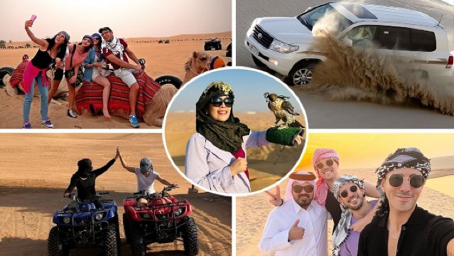 Doha:ATV,Quad or Buggy Dune Bashing,CamelRide & Sandboarding