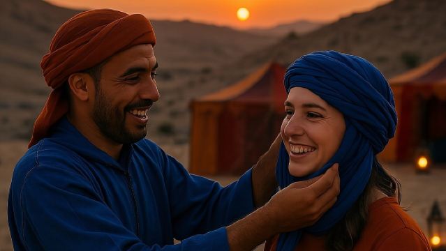 Agafay Desert Sunset Camel Ride, Quad & Dinner Fire Show