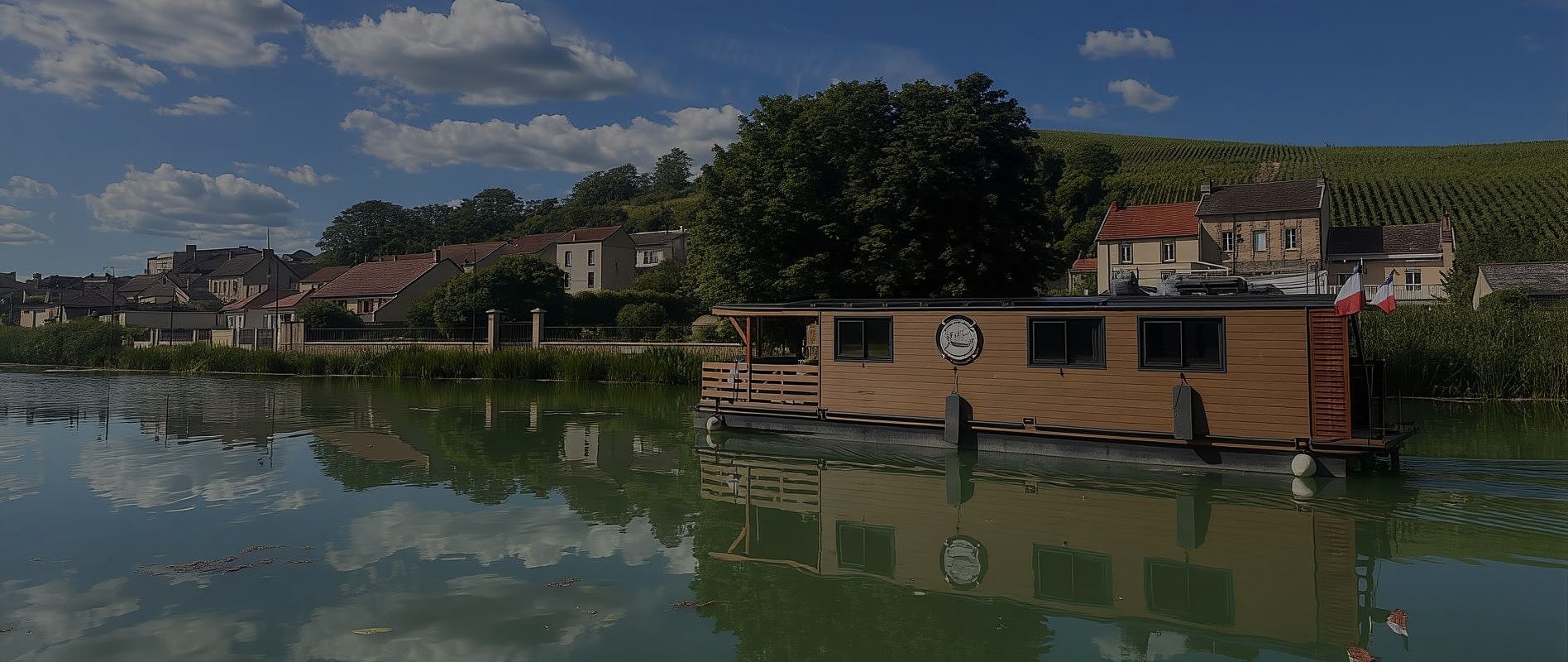 3 Hours Semi Private Solar Boat Cruise in Champagne