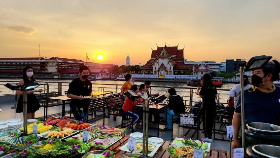 Bangkok: Calypso x White Orchid Cruise with Private Transfer