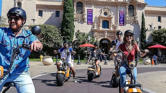San Diego GPS Guided Scooter Tour: Downtown & Balboa Park Sights