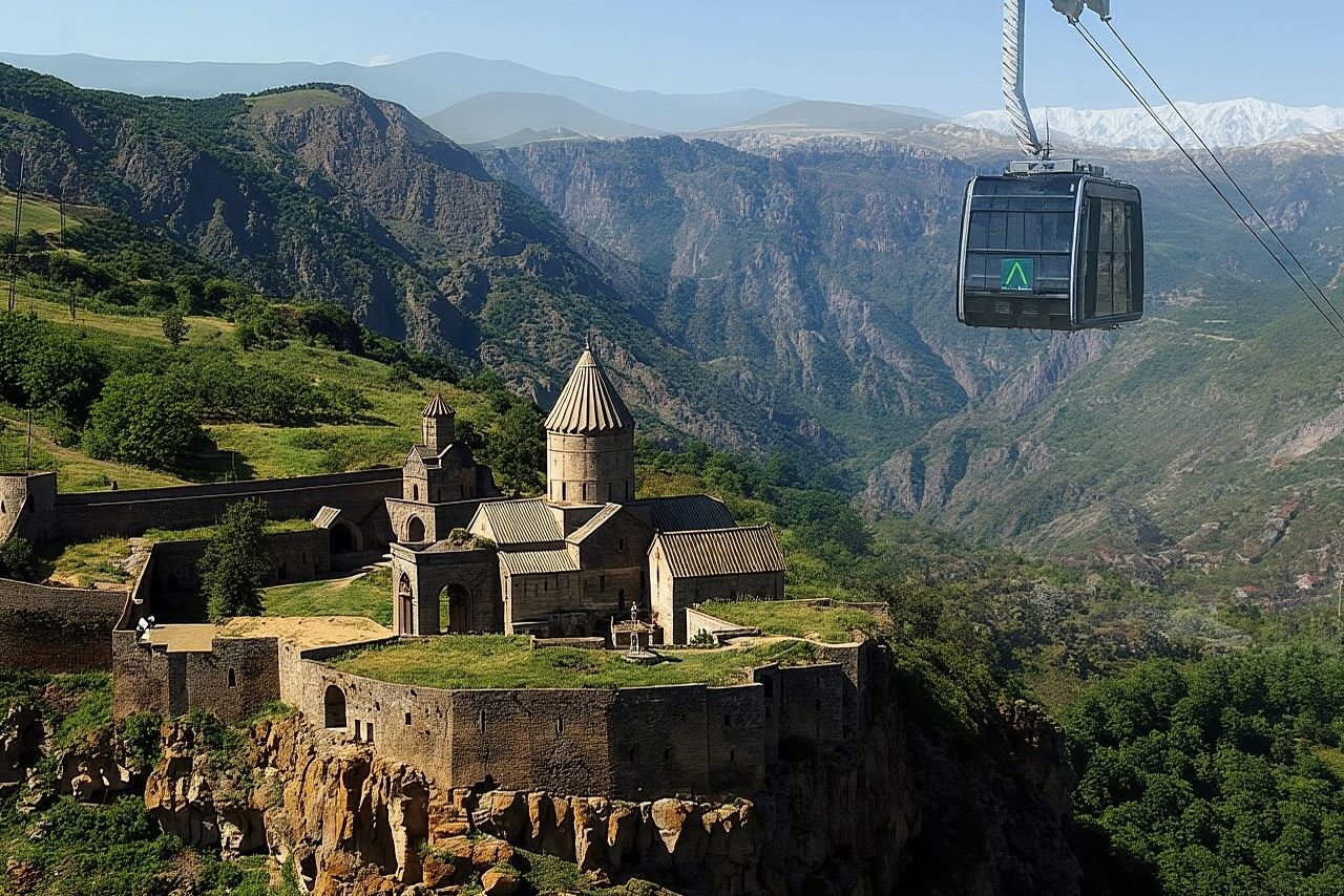 Tour di gruppo: monasteri di Khor Virap, Noravank, Tatev (ritorno in funivia)