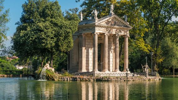 Spanish Steps + Trevi Fountain + National Museum of Rome + Villa Borghese Park