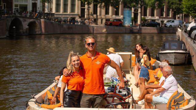 Luxury canal cruise from the Anne Frank House
