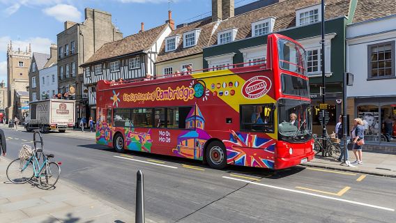 City Sightseeing hop-on hop-off bus tour of Cambridge