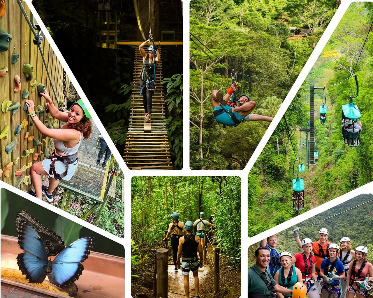 Jaco Beach: 5-in-1 Rainforest Adrenaline Adventure