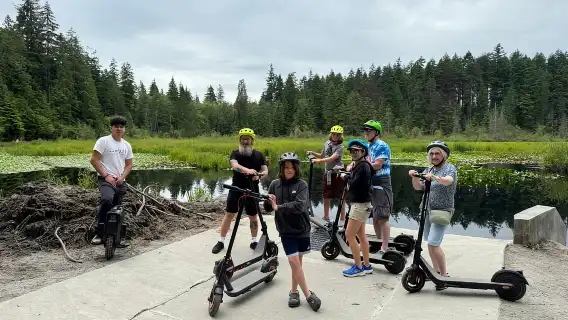 ทัวร์ชมวงจร EUC และ E-scooters ของสวนสาธารณะ Stanley Park