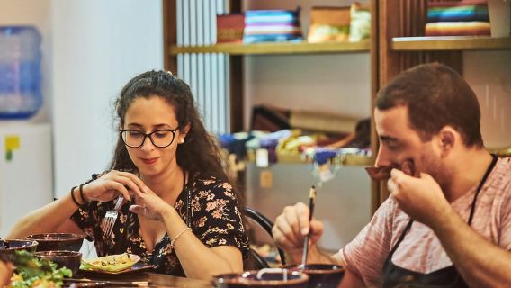 คลาสทำอาหารฮานอย: วัฒนธรรม เรื่องเล่า ตลาด และบริการรับส่งฟรี