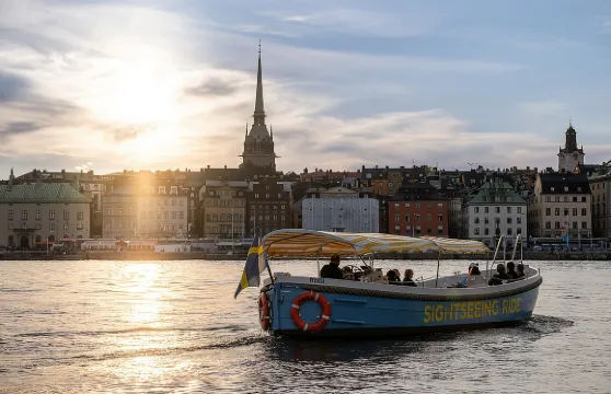 斯德哥爾摩敞篷電動船遊覽連現場導遊