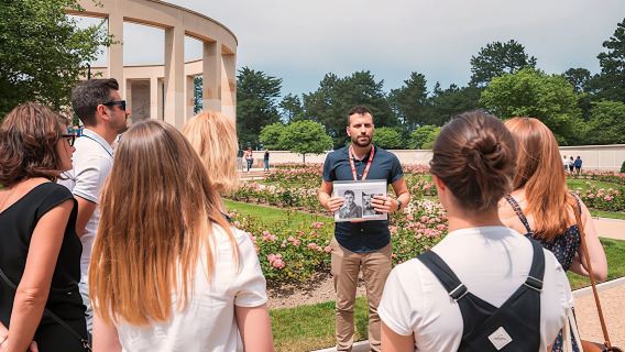Small group guided tour of Key D-Day Sites and self-guided visit of the Memorial de Caen museum