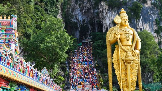 マレーシア|イスラム美術館+バツー洞窟 半日ツアー(午後発・日本語ガイド付き)