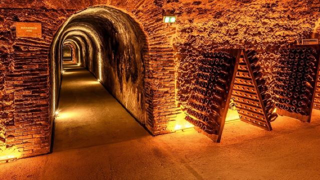 Kleine-Gruppen-Tagesausflug in die Champagne mit Mittagessen und Verkostungen ab Paris