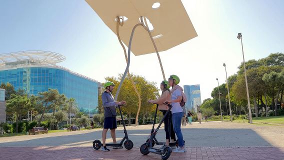 Barcelona: Gaudi Highlights Guided Tour by Electric Scooter