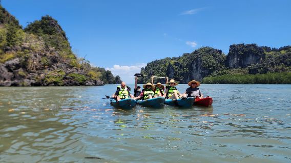 Langkawi: tour in barca sulle mangrovie Kilim e divertente tour in kayak con pranzo