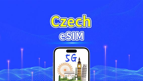 Czech Republic eSIM | 4G | high-speed network | Daily/Total Data Package | 24-Hour Billing | 1-30 days | QR code