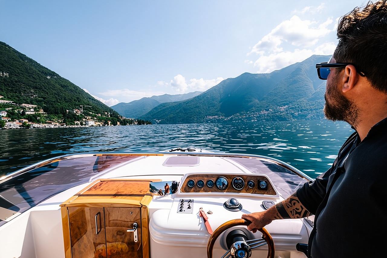 Crociera privata sul Lago di Como con motoscafo da 1H a 4H