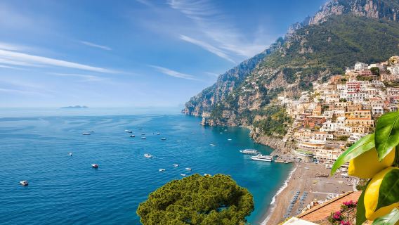 Rome to Pompeii + Positano Lemon Town + Amalfi Coast Day Tour from Italy