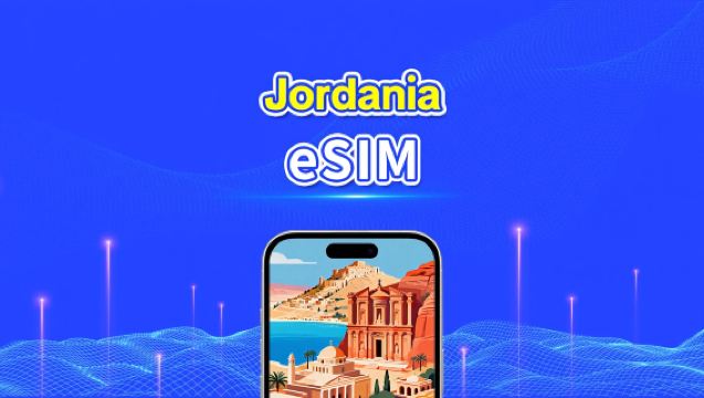 eSIM w Jordanii | 5G/4G | Szybki internet | Doba kalendarzowa | Wybór liczby dni | Kod QR