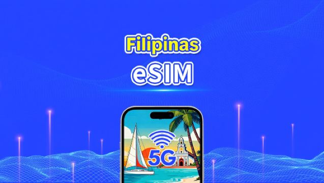 eSIM Filipinas | Dados de alta velocidade | 5G/4G | Pacote diário/de dados | Dia natural | 1-30 dias | Código QR