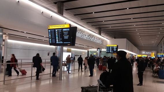 Gatwick Airport arrival to London Hotel/Accommodation