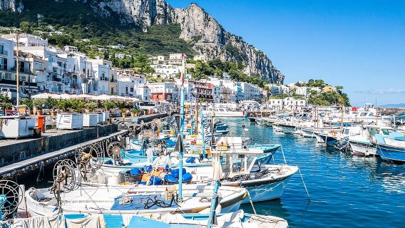 Excursión privada exclusiva a Capri, Anacapri y la Gruta Azul desde Nápoles
