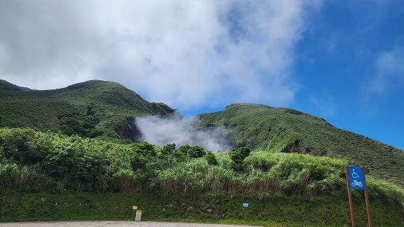 Yamingshan-vulkaan, Beitou-thermale vallei, privétour Danshui