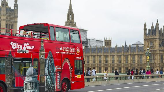 Londoner Stadtrundfahrt mit dem Hop-on-Hop-off-Bus