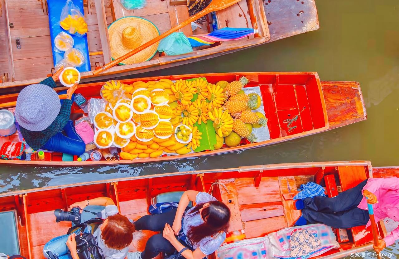 【新年特惠|專車接駁】丹嫩沙多水上市場+美功鐵道市場一日遊