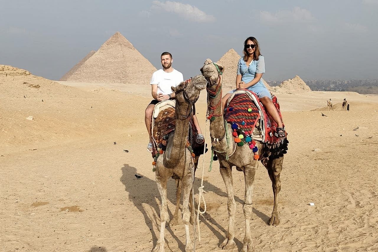 From Cairo | Camel ride trip at Giza Pyramids During Sunrise or Sunset