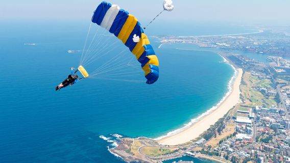 skydiving with Ocean Views in Newcastle, Sydney, Australia