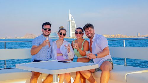 Dubai yacht sightseeing cruise - Palm Jumeirah/Atlantis/sailing boat - multiple time slots optional Transport Passes 2