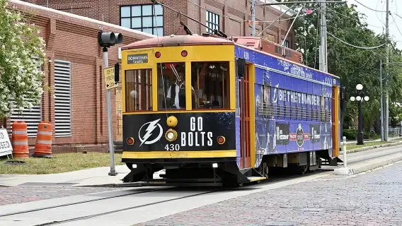 Guided Tampa Sightseeing Tour in New Street Legal Golf Cart