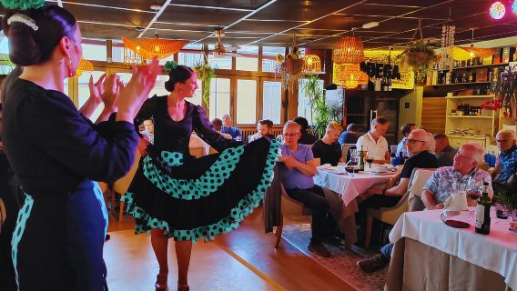 Fuengirola: Flamenco-Show und Abendessen im Tipi Tapa, in der Nähe von Mijas