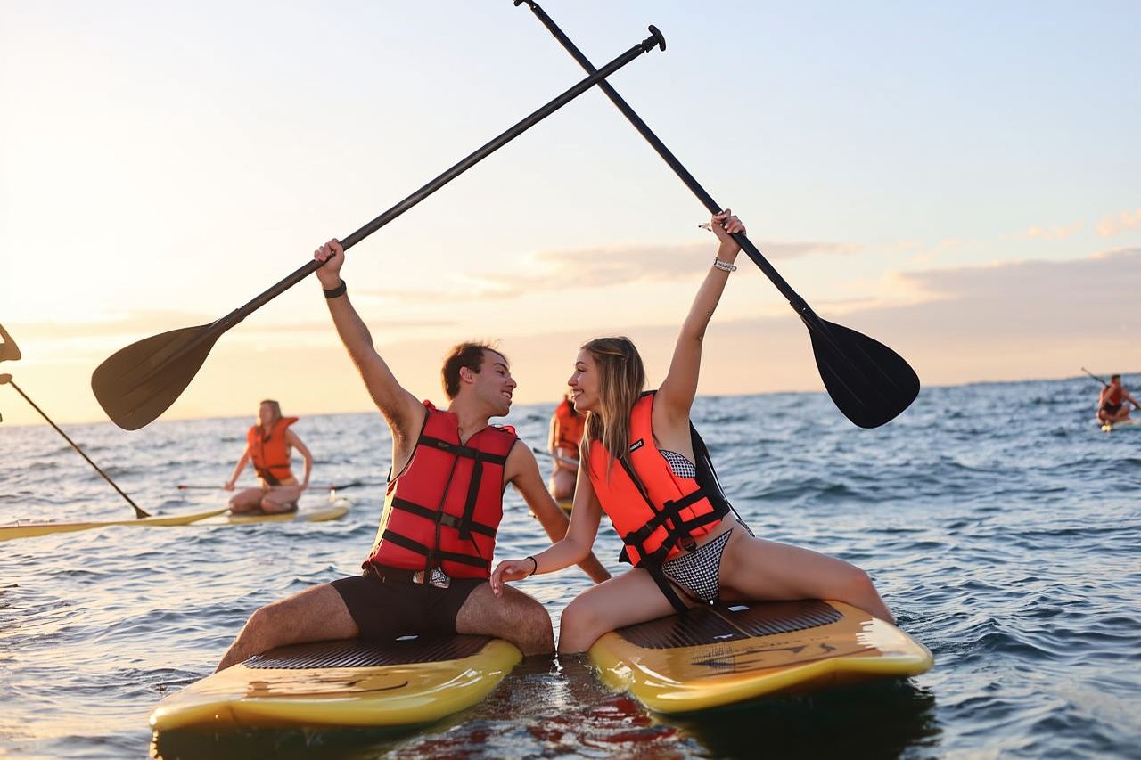 Rio de Janeiro: Stand-Up-Paddle - Sonnenaufgang am Copacabana-Strand