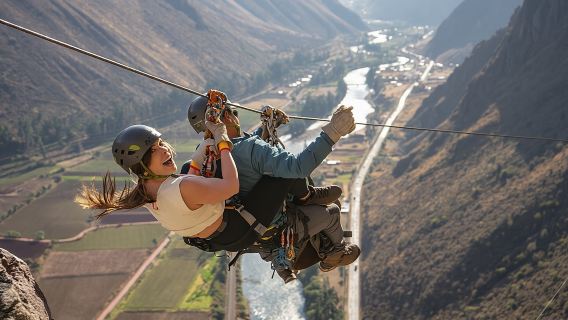 Via Ferrata & Zip Line at the Sacred Valley with lunch 