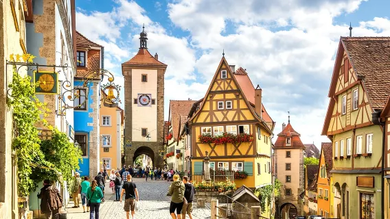 Tour di un giorno sulla Strada Romantica, Rothenburg e Harburg da Monaco