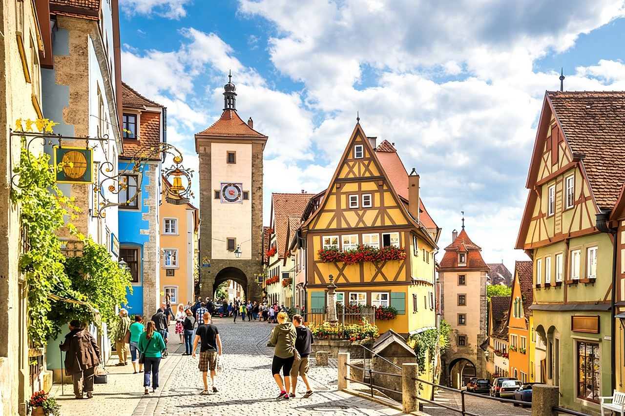 Tour di un giorno sulla Strada Romantica, Rothenburg e Harburg da Monaco