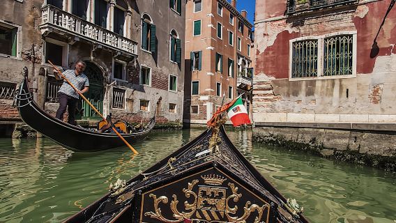 Morning walking tour of St. Mark's Square with gondola ride